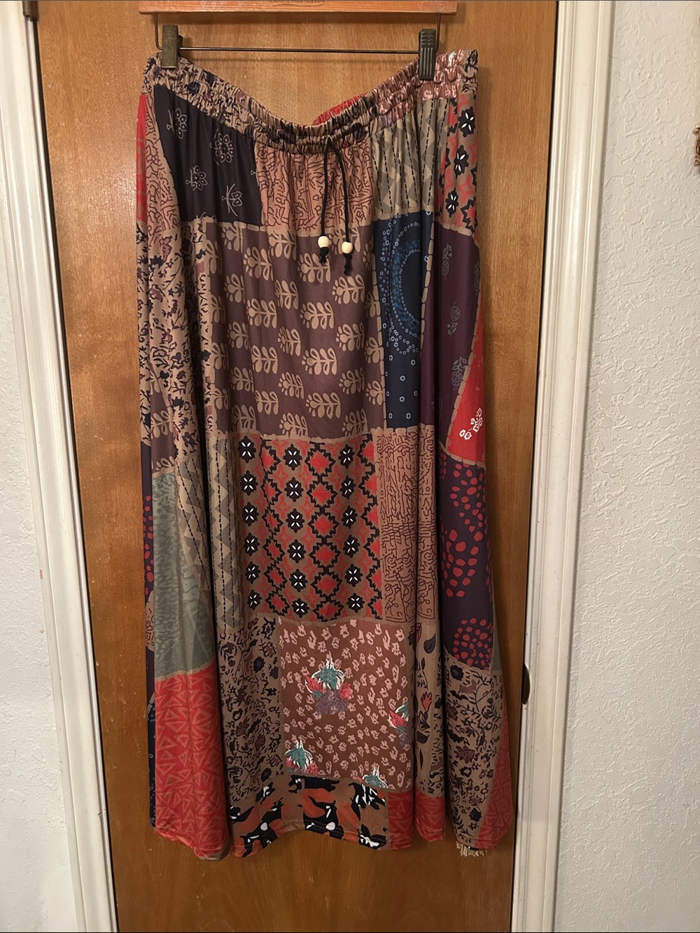 Boho Patchwork Maxi Skirt - Multicolor. NWOT. 3X